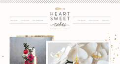 Desktop Screenshot of heartsweetcakes.com